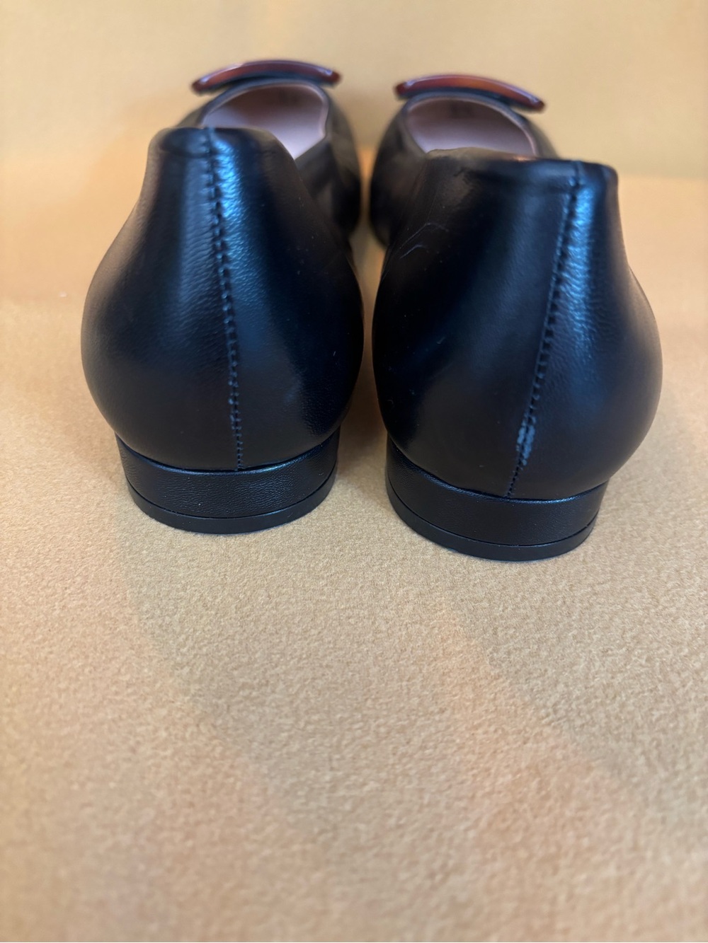 French Sole New York Black Leather Flats Drum-54, Size 8 1/2 B, NWOT - Picture 5 of 6